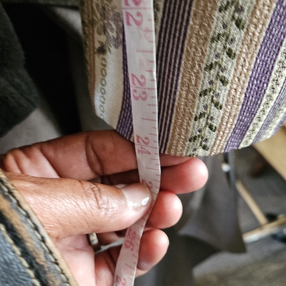 Vtg Rena Rowan Womens Silk Blend Blazer Jacket Gold Purple Floral Print Plus - Picture 12 of 14